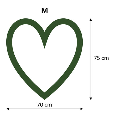 Multicolor Hart | Ø 55 & 70 cm